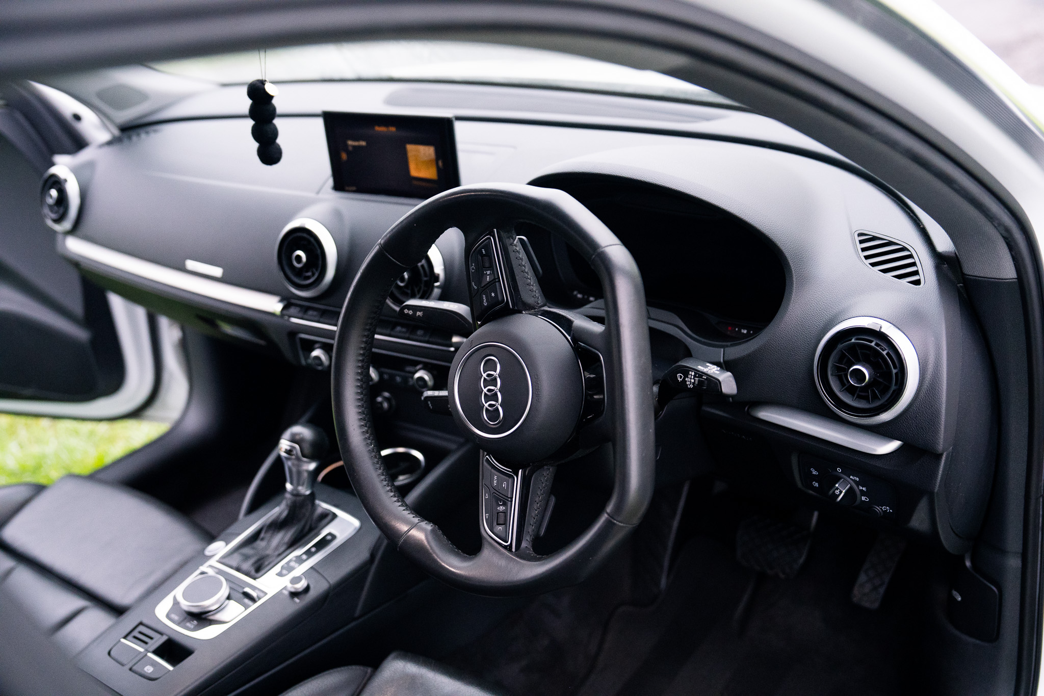 Audi A3 Front Interior Detailing Deep Clean Dashboard, Seats & Console