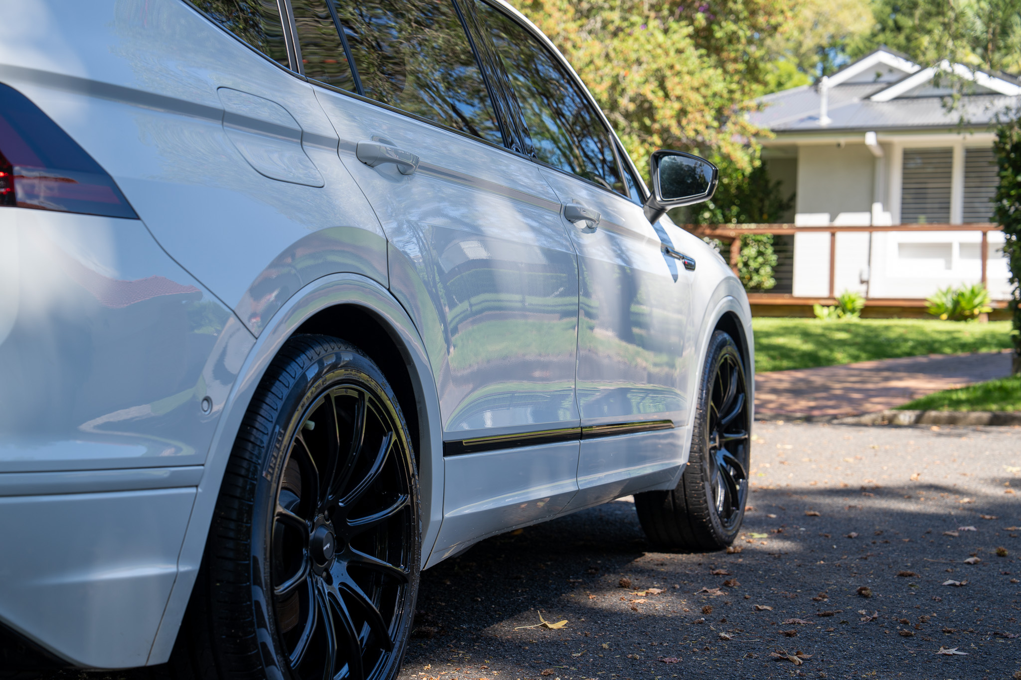 VW T-Roc with freshly restored and detailed